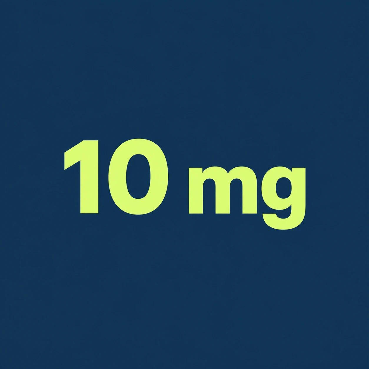 10 mg typography for a tirzepatide pen-content option